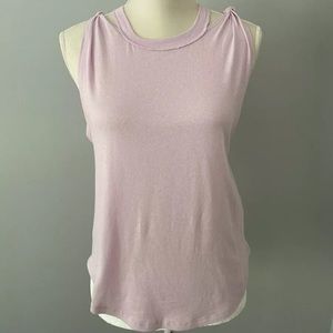 Free People We The Free Twist Tank Blush Lilac XS